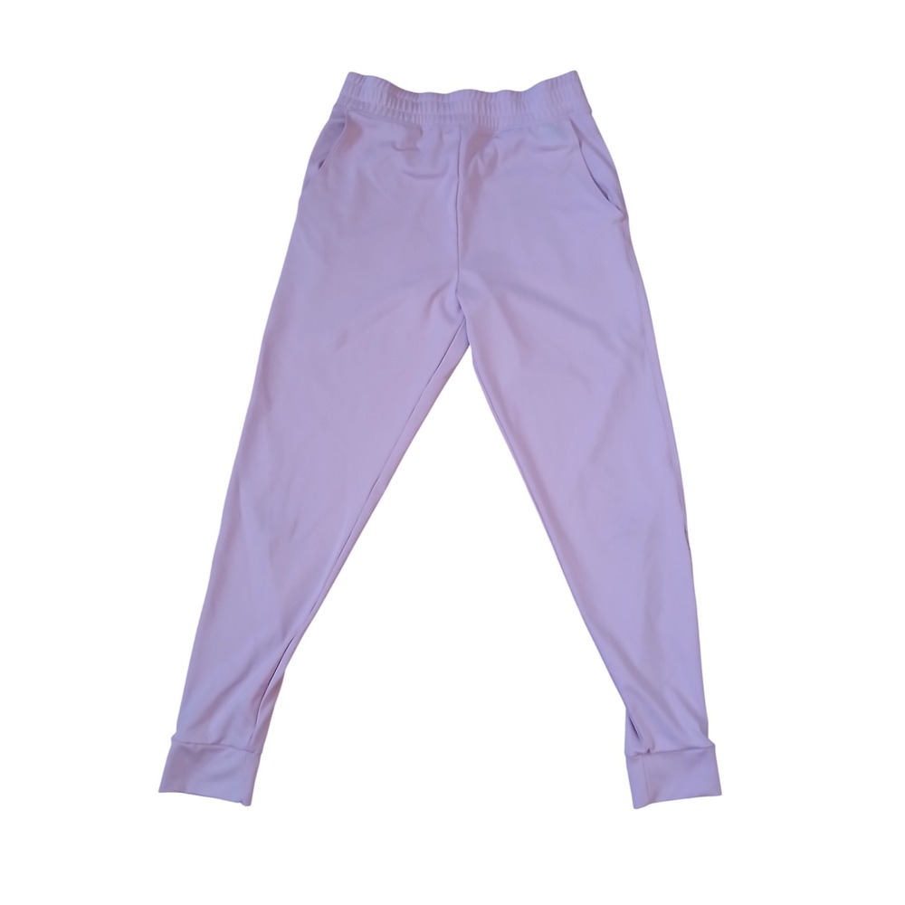 Pink Active Joggers Women Medium Purple High Rise Tapered Recycled Stretch Pants